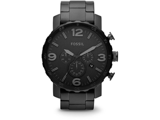 Fossil JR1401  Horloge  Staal  Zwart  50 mm