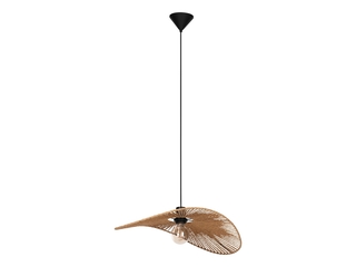 Eglo Siruela Hanglamp  E27  56 cm  Bruin/Zwart
