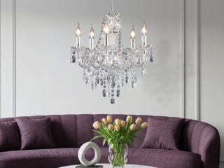 Reality Luester Kroonluchter  Chroom  excl. 5x E14