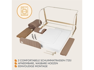 Lionelo Thomi Plus 5in1  Kinderbed Beige