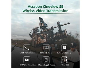 Accsoon CineView SE Draadloze Videozender en Ontvanger Systeem