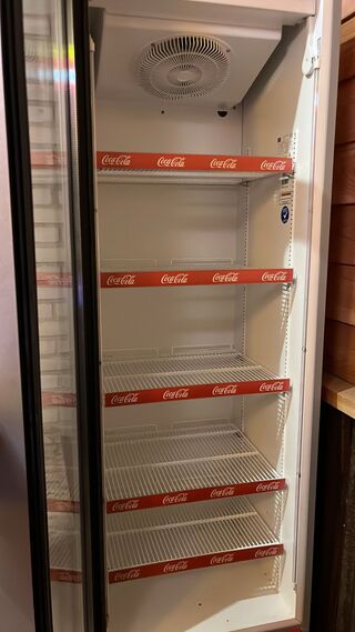 Glasdeur koelkast CoCa Cola