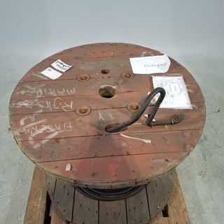 Voedingskabel op houten haspel, Draka, XXM-C 0./1 KV