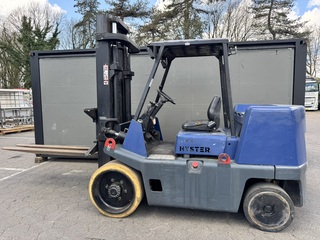 Heftruck, Hyster, S7.00XL, blauw, 1990, Gas