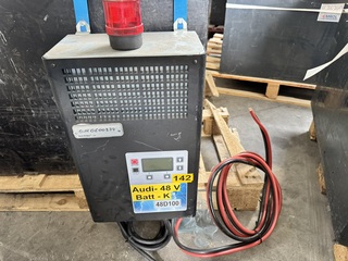 Acculader, Axima, Flexis 48D100, zwart