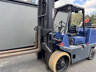 Heftruck, Hyster, S7.00XL, blauw, 1990, Gas