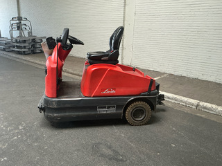 Elektro trekker, Linde, P60-Z, rood, 2007