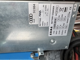 Acculader, Axima, Flexis 48D100, zwart