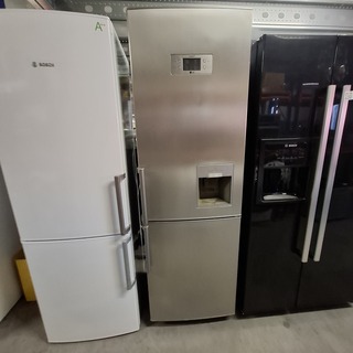 Koelvries combinatie A++, LG NO FROST, GCF399BTQA, Grijs / Chroom