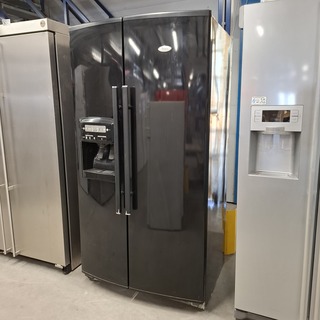Amerikaanse koelkast NO FROST A++, Whirlpool, S20BRBB20/A, Zwart