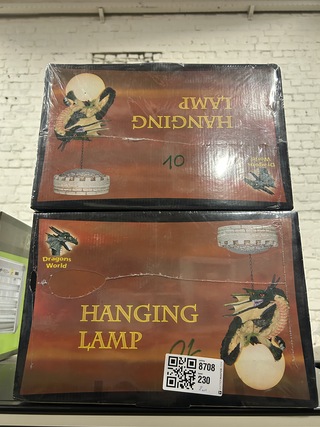 2x Kinder led lamp Dragon world
