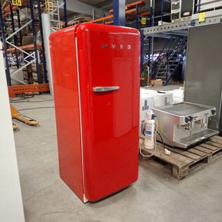 Koel vries combinatie RETRO, SMEG, VAB28RR, Rood
