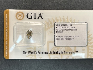 Diamant - 1.00 carat natuurlijk diamant (gecertificeerd)