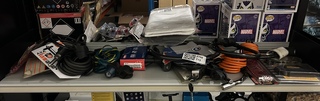 Partij fietsaccessoires w.o. fietssloten W.o. Axa, Abus