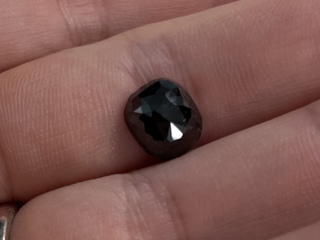 Diamant – 3.16 carat natuurlijke zwarte diamant (gecertificeerd)