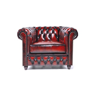 Fauteuil Chesterfield, Brighton, rood