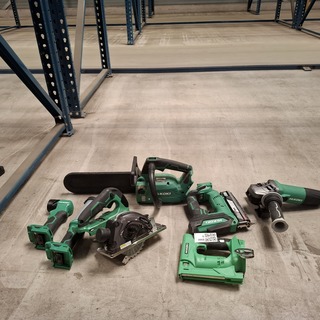6x Divers accu/elektrisch gereedschap Hikoki, diverse modellen
