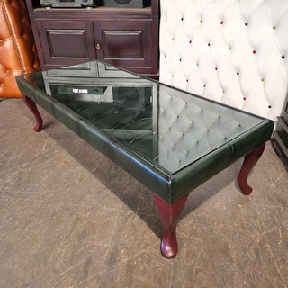 Salontafel Chesterfield, Leeds, groen