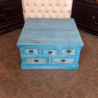 Salontafel Chesterfield, Chesterfield, blauw