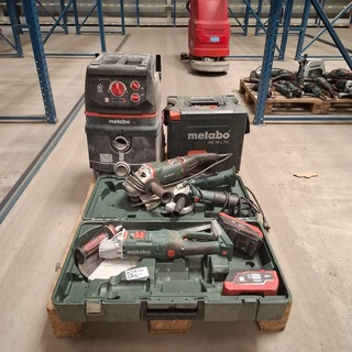 6x Divers accu/elektrisch gereedschap Metabo, diverse modellen