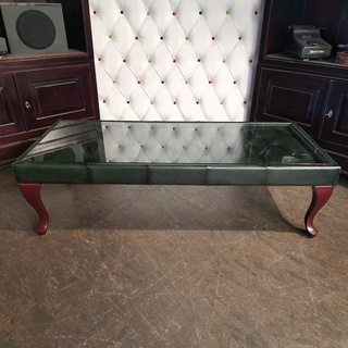 Salontafel Chesterfield, Leeds, groen