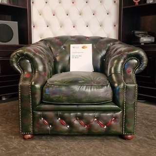 Fauteuil Chesterfield, Chesterfield, groen