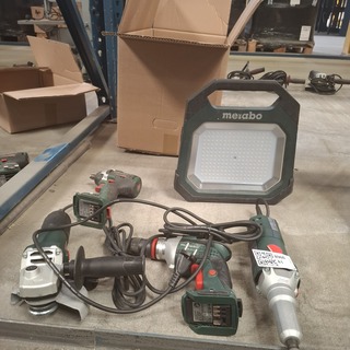 5x Divers accu/elektrisch gereedschap Metabo, diverse modellen