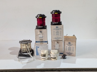 6x Rondschijnende boot lampen