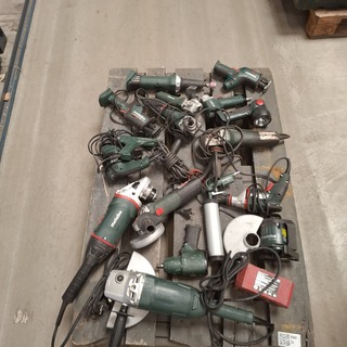 Ca. 17x Divers accu/elektrisch/pneumatisch  gereedschap Metabo, divers