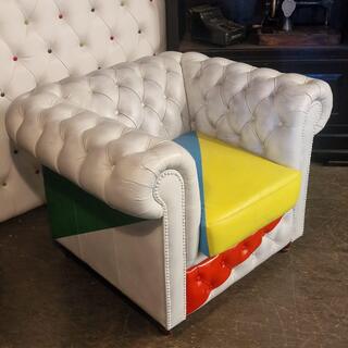 Fauteuil Chesterfield, Chesterfield, meerkleurig