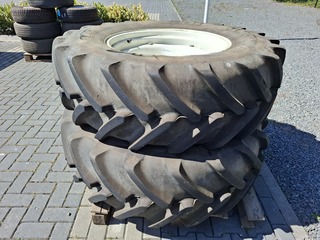 2x Band op velg, Michelin, Omnibib