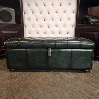 Opbergkist Chesterfield, Osborne, groen