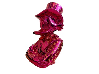 Dagobert Duck Beeld, Lior24, Roze