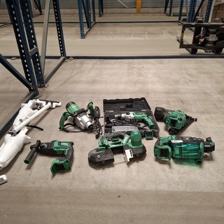 6x Divers accu/elektrisch gereedschap Hikoki, diverse modellen