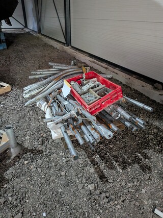 Overkapping container 6×6 meter