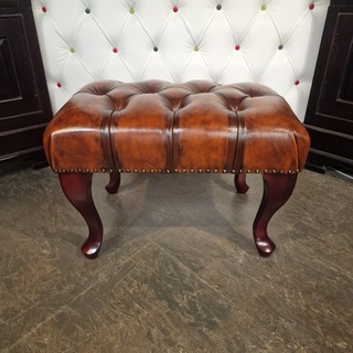 Hocker Chesterfield, King, bruin