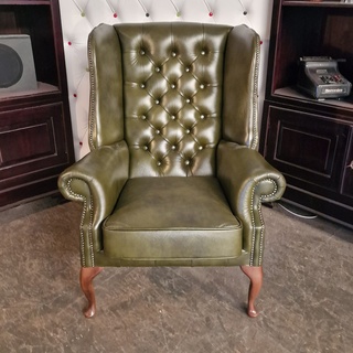 Fauteuil Chesterfield, Cathedral, groen