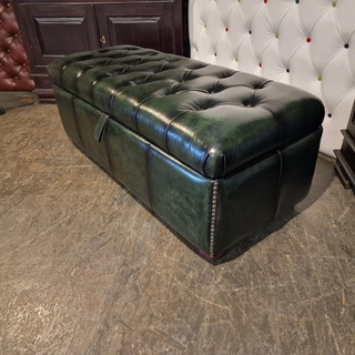 Opbergkist Chesterfield, Osborne, groen