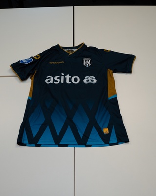 Wedstijd gedragen  Thomas Bruns shirt – Heracles Almelo Stanno, blauw,