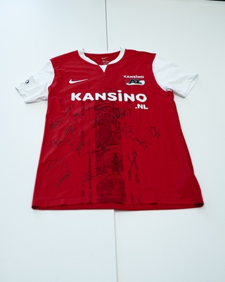 Voetbalshirt Jordy Clasie, Nike, rood/wit, M