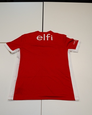 Voetbalshirt AZ Alkmaar Nike, rood, gesigneerd, M