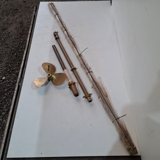 Schroefaskokerset met schroef voor sloep, Vetus