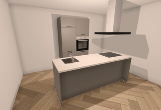 Design Eiland Keuken – inclusief apparatuur, Frederik, taupe