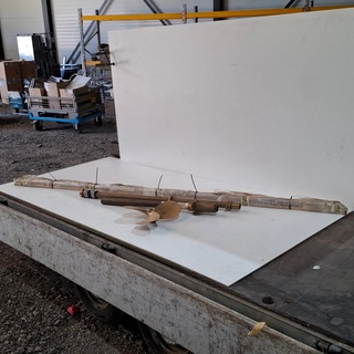 Schroefaskokerset met schroef voor sloep, Vetus