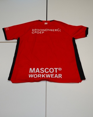Voetbalshirt Almere City Craft, rood, gesigneerd, L