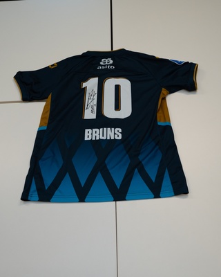 Wedstijd gedragen  Thomas Bruns shirt – Heracles Almelo Stanno, blauw,