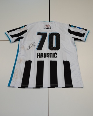 Wedstrijd gedragen Ajdin Hrustic shirt – Heracles Almelo Stanno, zwart