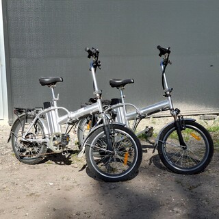 2x Elektrische vouwfiets