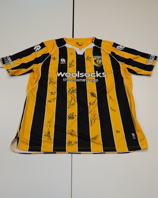 Voetbalshirt Vitesse Robey, geel/zwart, gesigneerd, XL