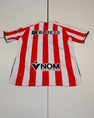 Voetbalshirt – Sparta Rotterdam Robey, rood/wit, gesigneerd, L